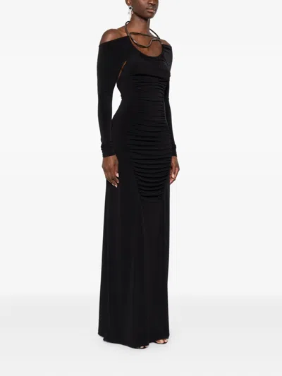 Coperni Cut-out Dress In Black