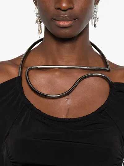 Coperni Cut-out Dress In Black