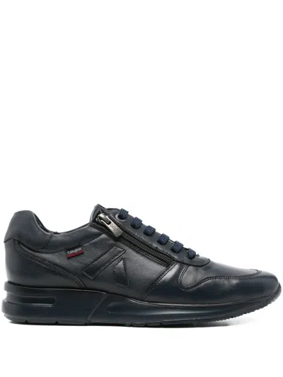 Callaghan Leather Sneakers In Black