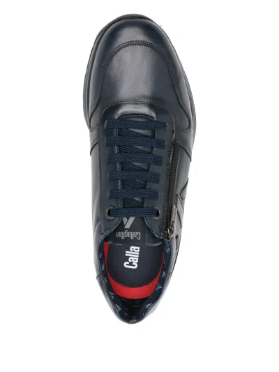 Callaghan Leather Sneakers In Black