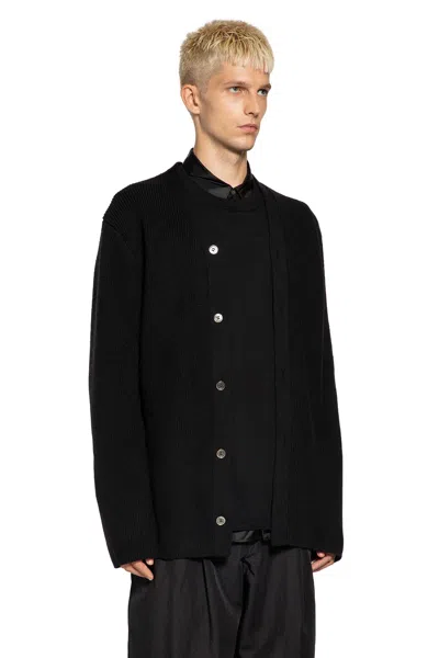 Comme Des Garçons Homme Deux Man Black Sweatshirts In Black
