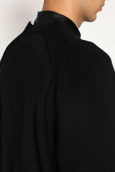 Comme Des Garçons Homme Deux Man Black Sweatshirts In Black