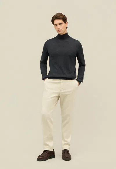 Boglioli Wool Turtleneck In Black