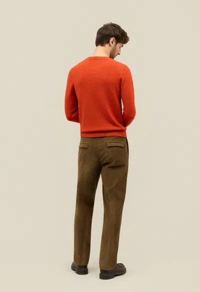 Boglioli Cashmere Crewneck In Orange