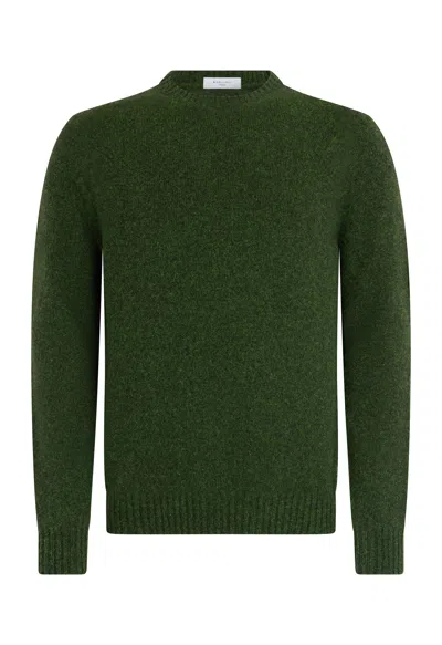 Boglioli Cashmere Crewneck In Green