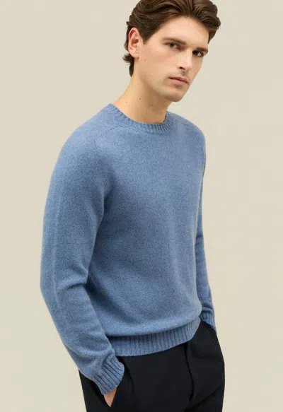 Boglioli Cashmere Crewneck In Blue