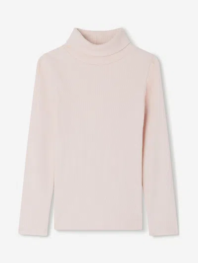 Bonpoint Girls Tahiti High Neck T-shirt In Pink