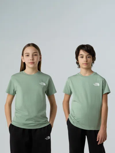 The North Face Kids Simple Dome T-shirt In Green