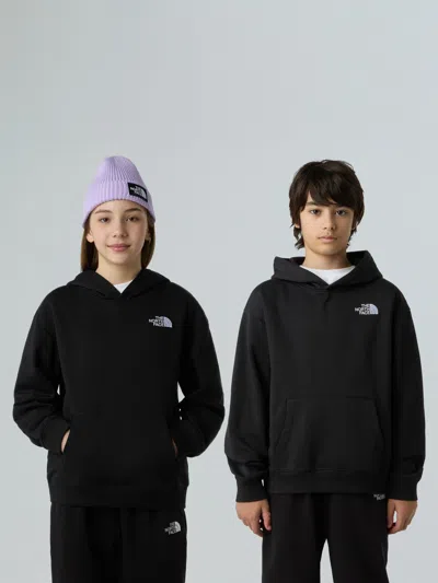 The North Face Kids Essential Oversized Hoodie In Black