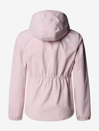 The North Face Girls Antora Rain Jacket In Pink