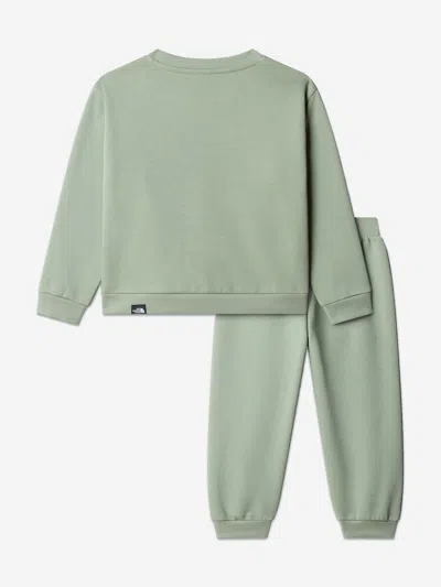 The North Face Kids Simple Dome Fleece Tracksuit In Green