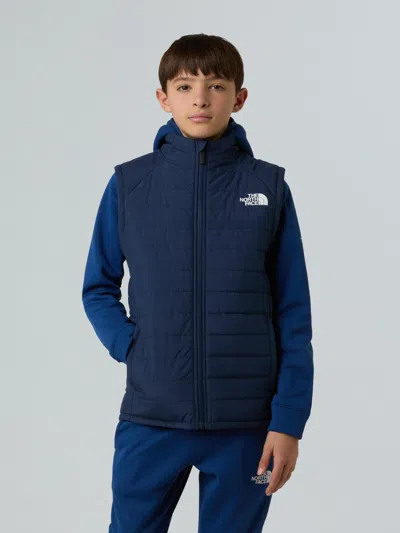 The North Face Boys Never Stop Synthetic Gilet In Blue
