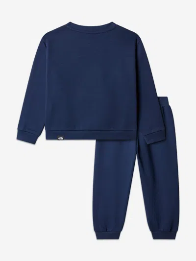 The North Face Kids Simple Dome Fleece Tracksuit In Blue