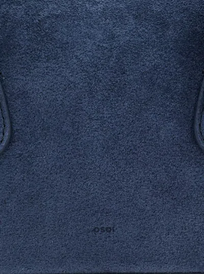 Osoi Boat Wide Mini Blue Shoulder Bag In Blue