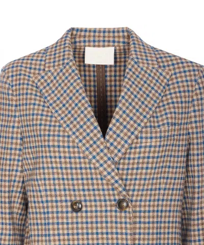 Circolo 1901 V-neck Jacket With Long Sleeves And Pockets In Multi