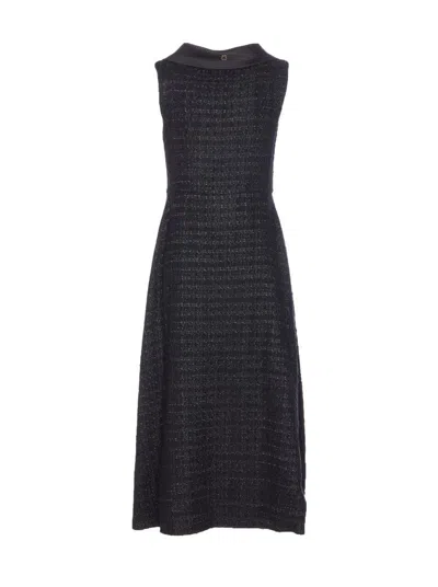 Curvel Dresses In Black