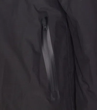 Save The Duck Black Coat With Zip And Buttons Closure In Black