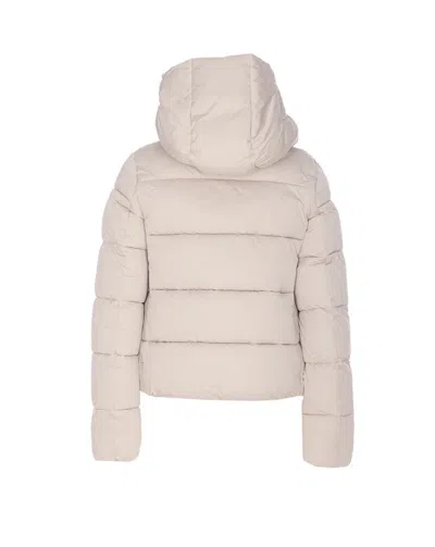 Save The Duck Removable-hood Padded Jacket In Multi