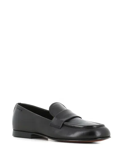 Alexander Hotto Leather Strap Loafers In Multi