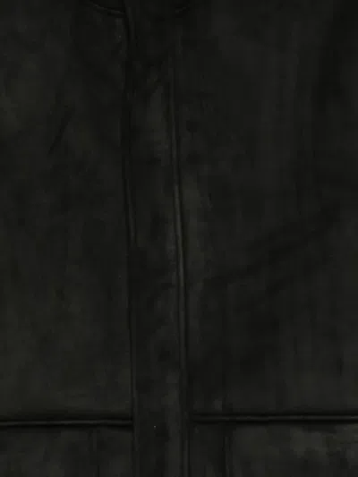 Daniele Alessandrini Minimalist Hooded Jacket With Front Flap Pockets And Subtle Padding In Black