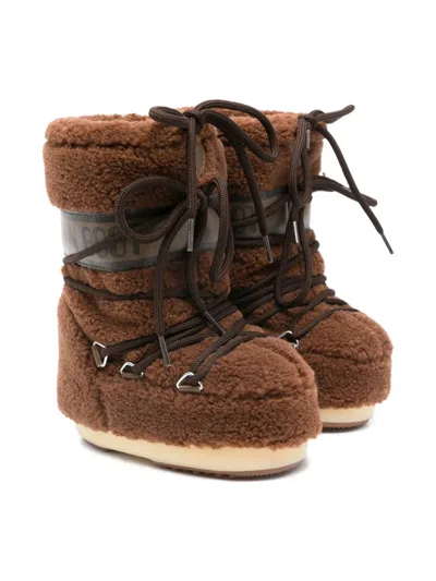 Moon Boot Icon Fleece Snow Boots In Multi