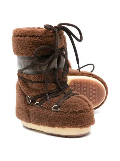Moon Boot Icon Fleece Snow Boots In Multi