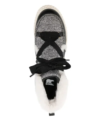 Sorel Womens Ona Ave Alpine Waterproof Black Chalk Boots