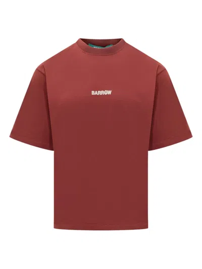 Barrow Logo-print Jersey T-shirt In Red