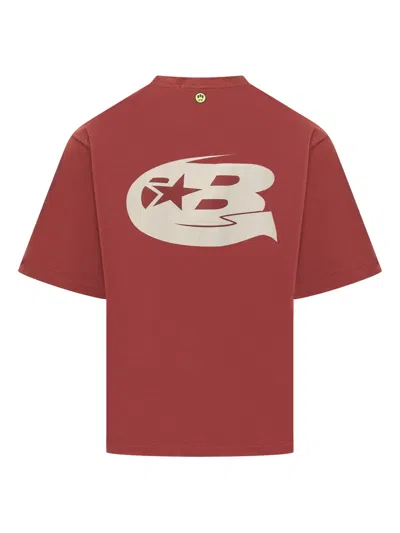 Barrow Logo-print Jersey T-shirt In Red