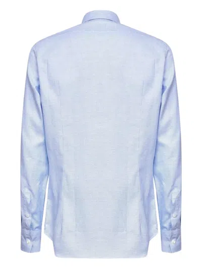 D4.0 Buttoned Shirt In Blue