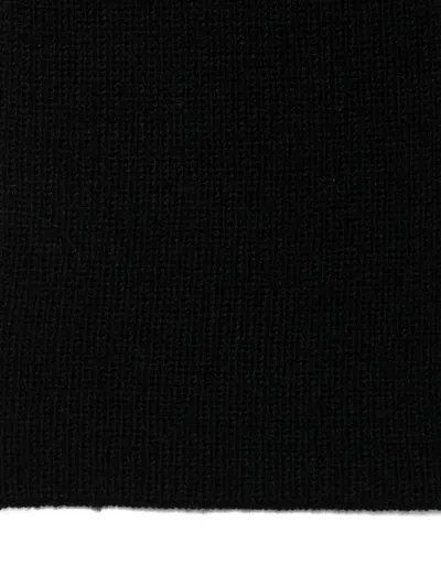 Heliot Emil Ribbed Scarf In Black