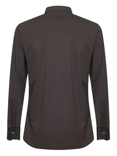 D4.0 Buttoned Shirt In Gray