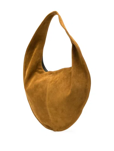 Maeden Suede Tote Bag In Brown