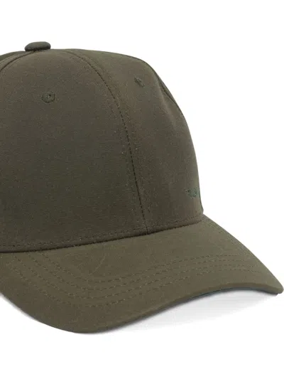 Filson Logo Baseball Cap In Green