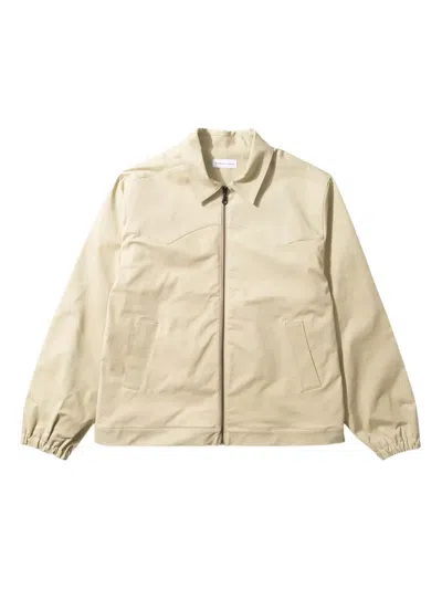 Dean Edmonds James Embroidered Overshirt In Neutral