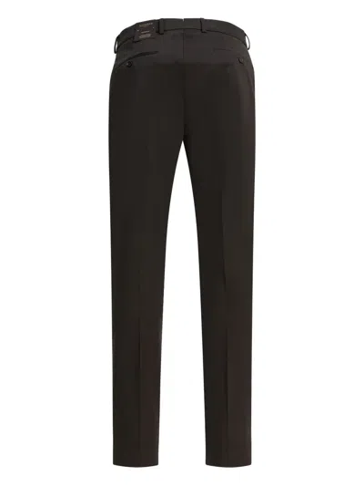 Incotex Pressed-crease Trousers In Green