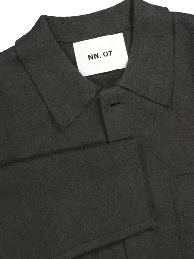 Nn07 Jonas Pocket Shirt In Gray