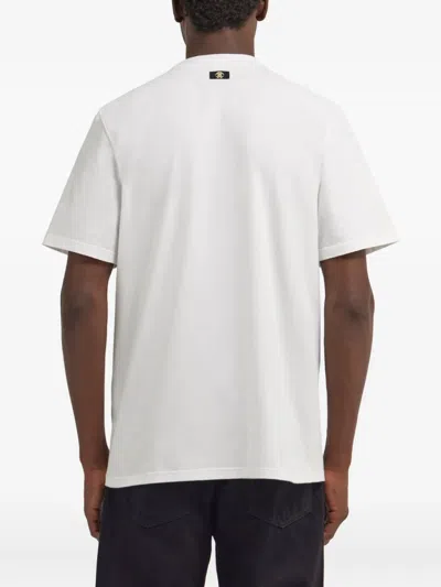 Roberto Cavalli Logo T-shirt In White