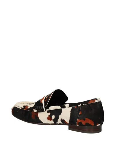 Bibi Lou Patterned Strap Loafers In Multi