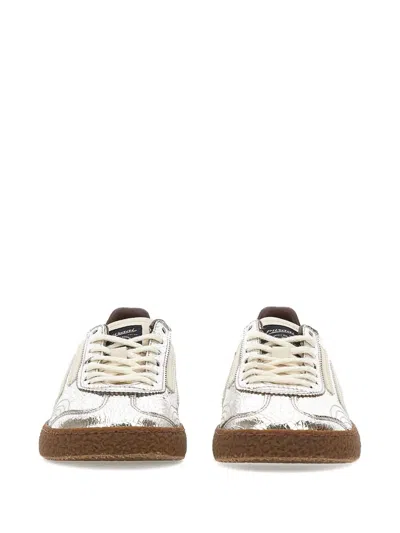 Puraai 6.01 Xs Cracked Sneakers In Silver