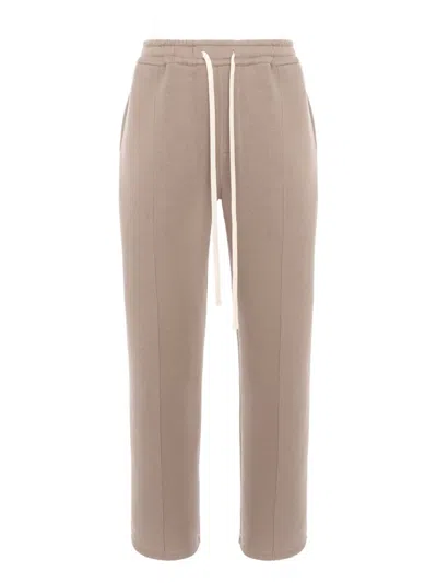 抽绳拼接运动裤