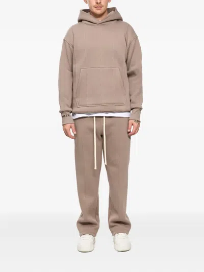 抽绳拼接运动裤