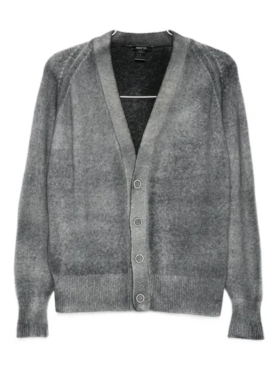 Avant Toi Wool And Cashmere V-necked Cardigan In Gray