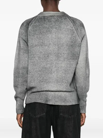 Avant Toi Wool And Cashmere V-necked Cardigan In Gray