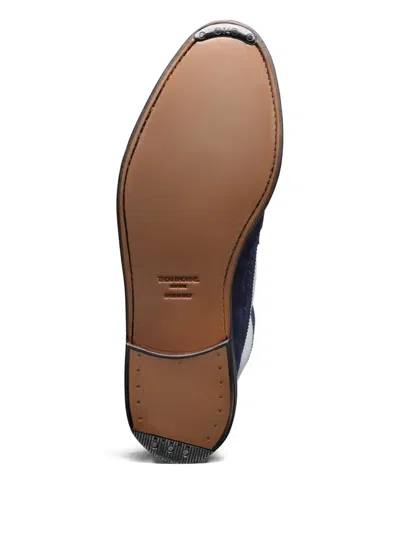 Thom Browne Longwing Lace-up Boots In Blue