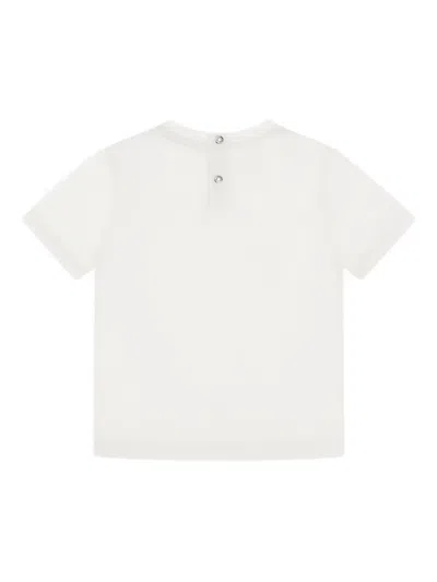 Roberto Cavalli Embroidered-logo T-shirt In White