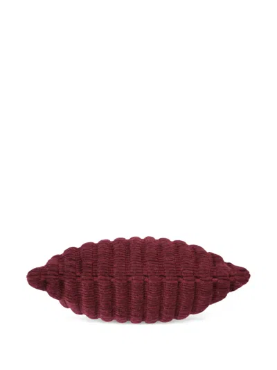 Tom Dixon Ridge Cushion (50 Cm X 50 Cm) In Red