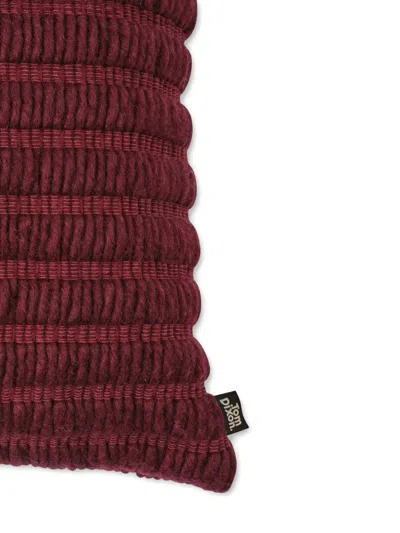 Tom Dixon Ridge Cushion (50 Cm X 50 Cm) In Red