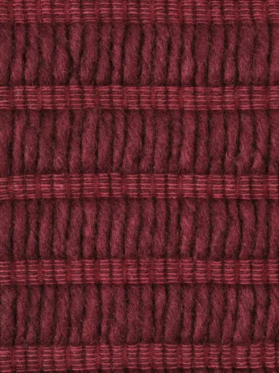 Tom Dixon Ridge Cushion (50 Cm X 50 Cm) In Red