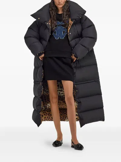 Roberto Cavalli Logo Sweatshirt In Black